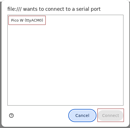 request port